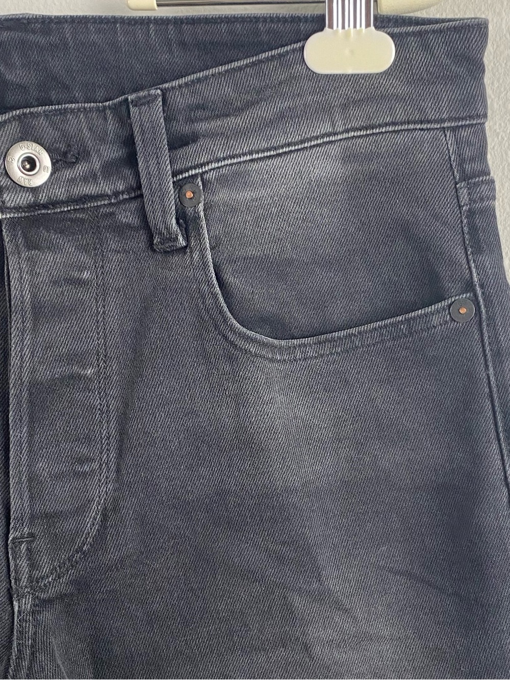 G-Star Raw 3301 Straight Tapered Jean | Black/Gray Wash - Picture 8 of 16